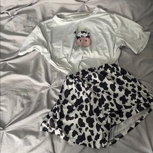 Cow Pajama Set